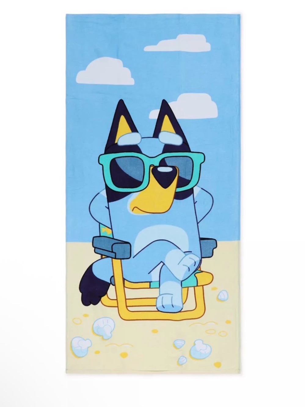 Bluey Lounging Beach Towel